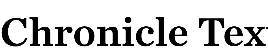 Chronicle Text G3 Semibold Yazı tipi ücretsiz indir