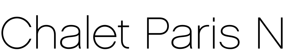 Chalet Paris Nineteen Sixty Font Download Free
