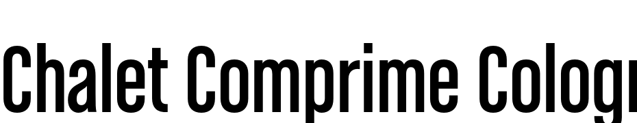 Chalet Comprime Cologne Sixty Font Download Free