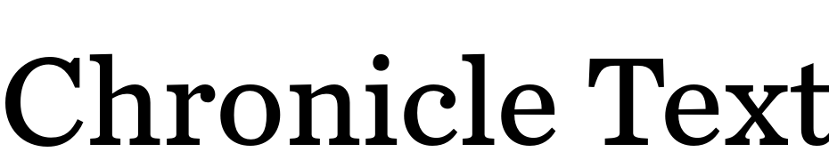Chronicle Text G4 Roman Font Download Free