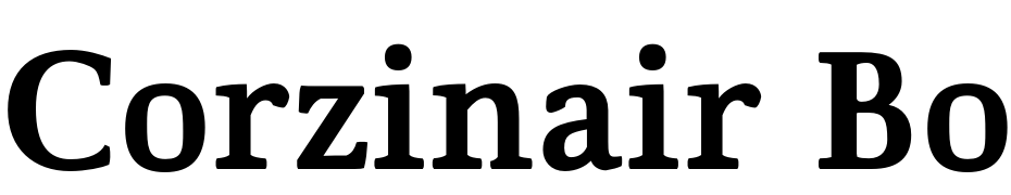 Corzinair Bold Font Download Free