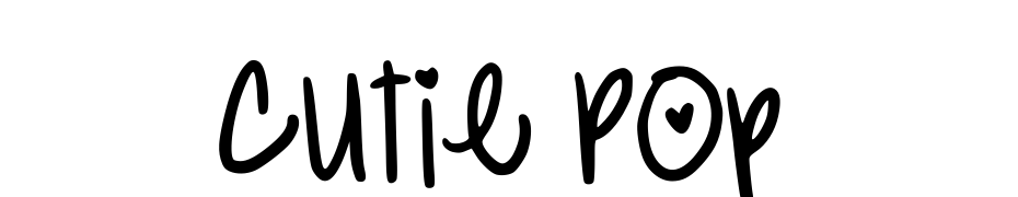 Cutie Pop Font Download Free