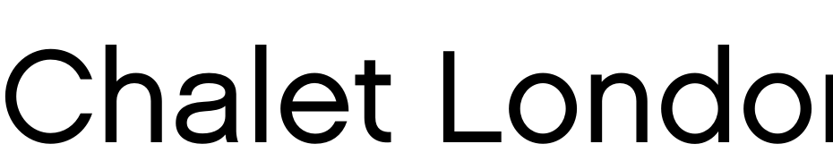 Chalet London Nineteen Sixty Font Download Free
