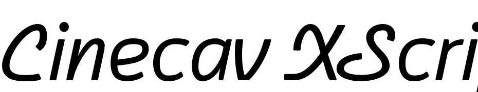 Cinecav XScript Regular Font Download Free