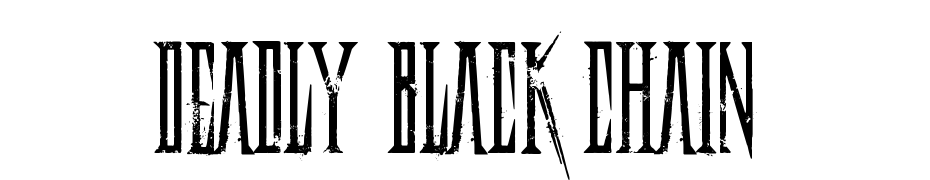 Deadly Black Chain Fuente Descargar Gratis