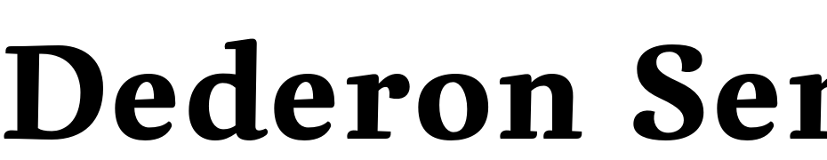 Dederon Serif Std Bold Font Download Free