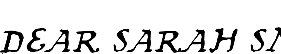 Dear Sarah Small Caps Font Download Free