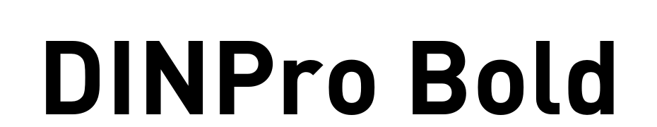 DINPro Bold Schrift Herunterladen Kostenlos