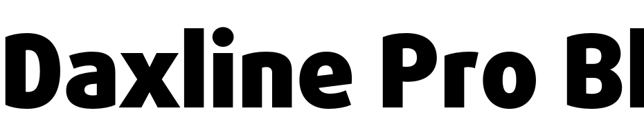 Daxline Pro Black Schrift Herunterladen Kostenlos
