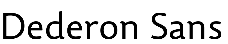 Dederon Sans Std Light Scarica Caratteri Gratis