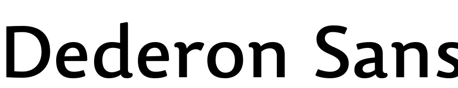 Dederon Sans Std Medium Polices Telecharger