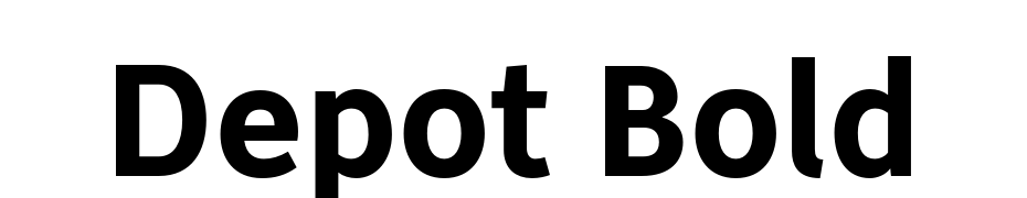 Depot Bold Font Download Free