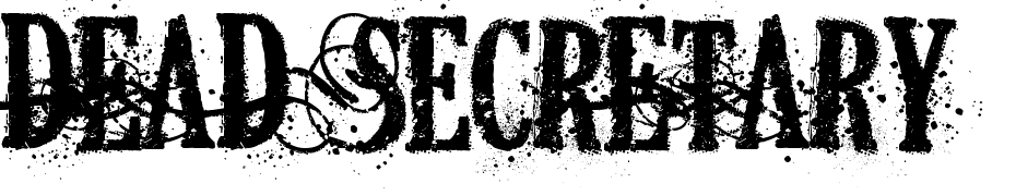 DEAD SECRETARY Font Download Free