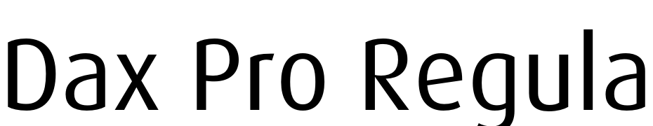 Dax Pro Regular Font Download Free