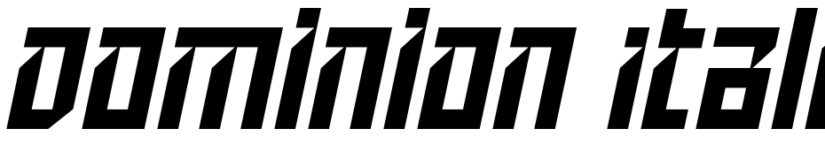 Dominion Italic Polices Telecharger