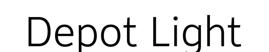 Depot Light Font Download Free