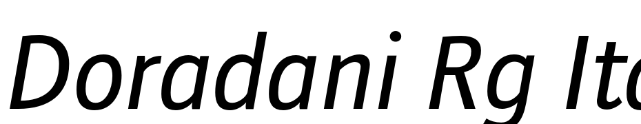Doradani Rg Italic Polices Telecharger