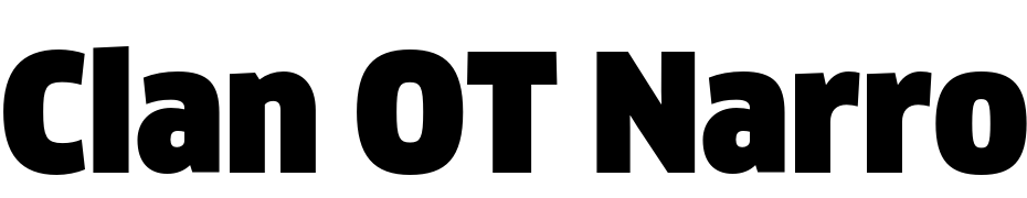 Clan OT Narrow Ultra Font Download Free