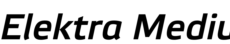 Elektra Medium Pro Italic cкачати шрифт безкоштовно
