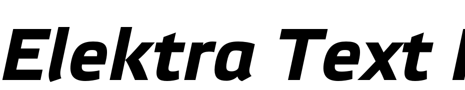 Elektra Text Pro Bold Italic Font Download Free