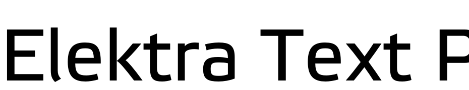Elektra Text Pro Scarica Caratteri Gratis
