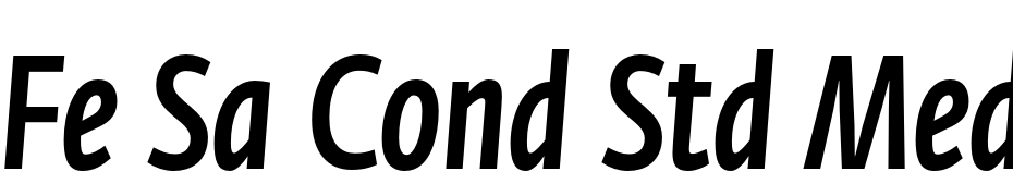 Fe Sa Cond Std Medium Ita Font Download Free