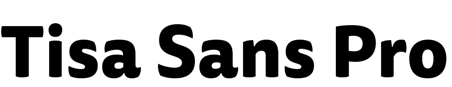 Tisa Sans Pro Extrabold Font Download Free