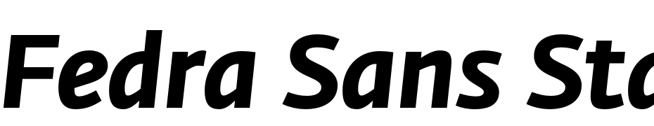 Fedra Sans Std Bold Italic Font Download Free