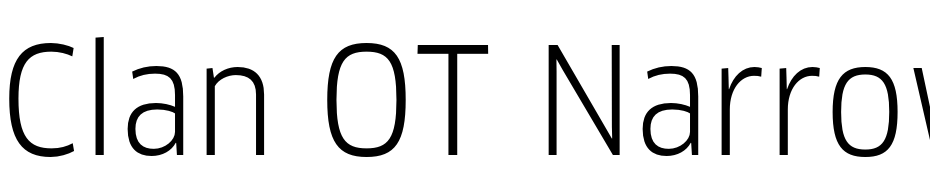 Clan OT Narrow Book Font Download Free