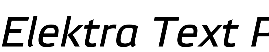 Elektra Text Pro Italic Font Download Free