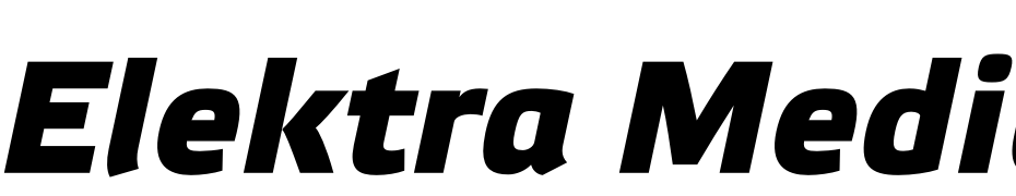 Elektra Medium Pro Bold Italic Scarica Caratteri Gratis