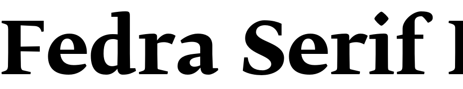 Fedra Serif B Pro Bold Font Download Free