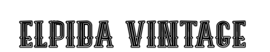 ELPIDA VINTAGE cкачати шрифт безкоштовно