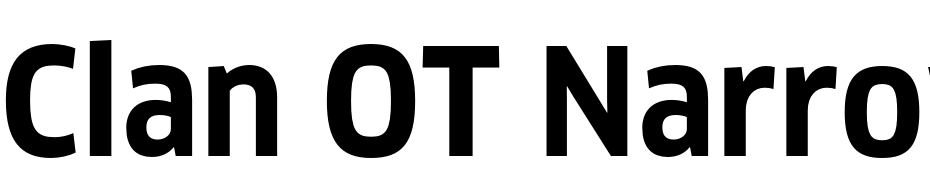 Clan OT Narrow Bold Font Download Free