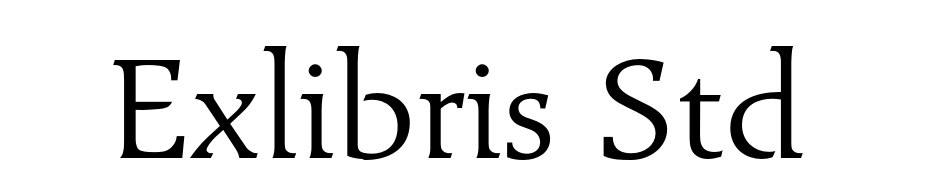 Exlibris Std Font Download Free