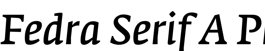 Fedra Serif A Pro Normal Italic Font Download Free