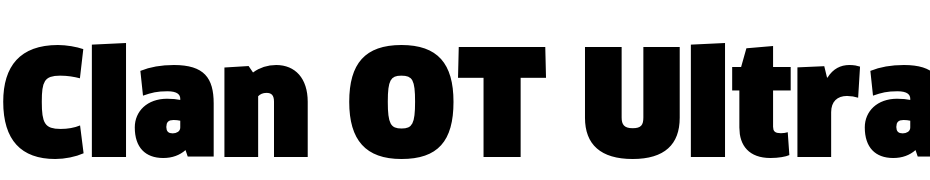 Clan OT Ultra Font Download Free