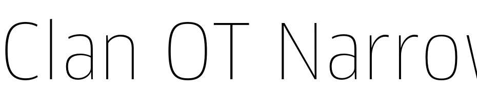 Clan OT Narrow Thin Font Download Free