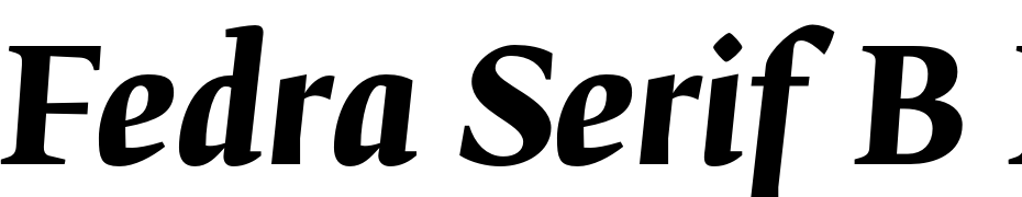 Fedra Serif B Pro Bold Italic cкачати шрифт безкоштовно