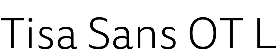 Tisa Sans OT Light Font Download Free