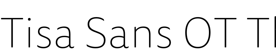 Tisa Sans OT Thin Font Download Free