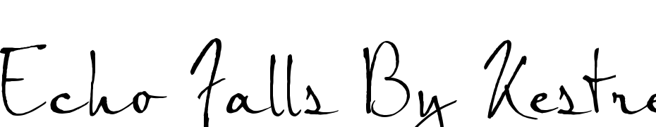 Echo Falls By Kestrel Montes Font Download Free