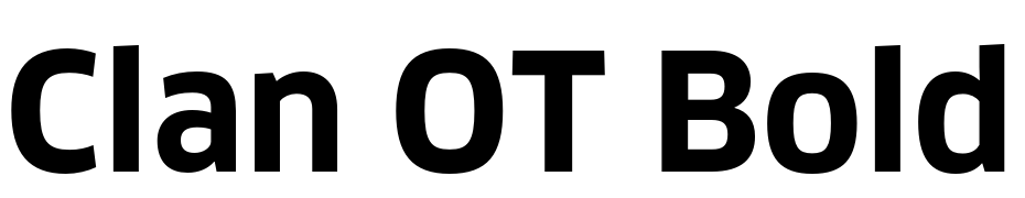Clan OT Bold Font Download Free