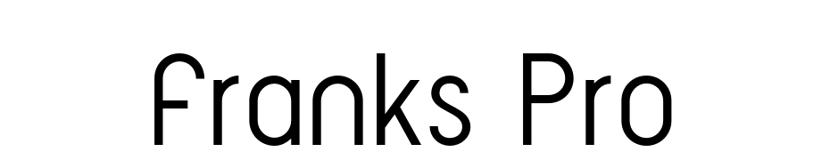 Franks Pro Fuente Descargar Gratis