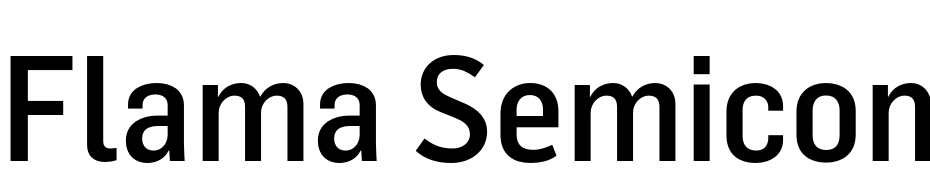 Flama Semicondensed Medium Scarica Caratteri Gratis