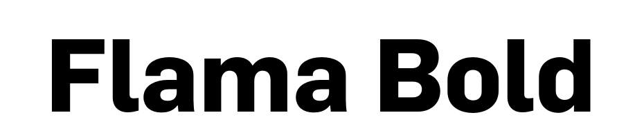 Flama Bold Font Download Free