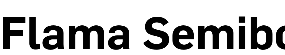 Flama Semibold Font Download Free