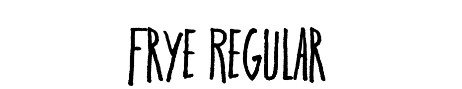Frye Regular Scarica Caratteri Gratis