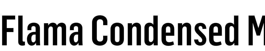 Flama Condensed Medium Yazı tipi ücretsiz indir