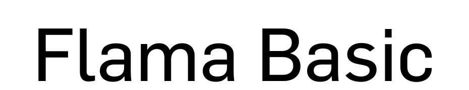 Flama Basic Font Download Free